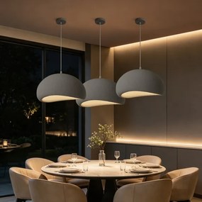 BRILAGI - Lustră suspendată pe cablu WABI SABI 1xE27/60W/230V Ø 50 cm gri