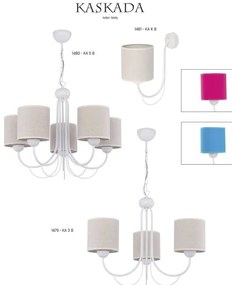 Jupiter 1479 - Lustra cu lant KASKADA 3xE27/60W/230V