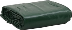 vidaXL Prelată, verde, 1x2,5 m, 650 g/m²