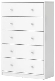 Comodă albă 72x108x30 cm May – Tvilum