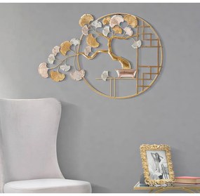 Decorațiune de perete din metal 91,5x63 cm Nippon – Mauro Ferretti