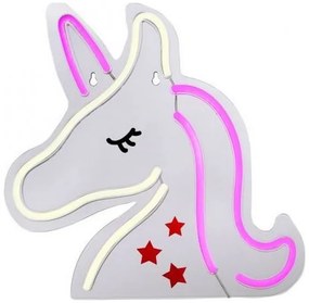 Decorațiune LED neon de perete JUST LIGHT. 85025-70 NEON LED/6,5W/5V inorog