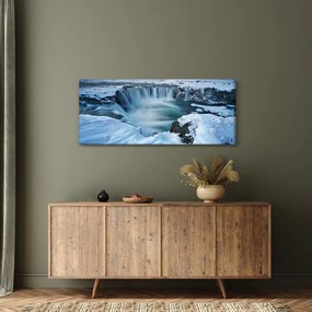 Tablou - Cascadele zeilor, Islanda (120x50 cm)
