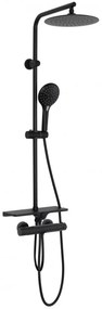 Baterie pentru dus Mike negru mat - H 98,5 cm