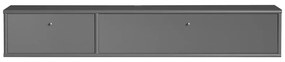 Comodă TV gri antracit 136x22 cm Mistral – Hammel Furniture