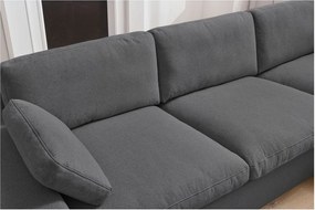 Colțar gri închis Belair – Bobochic Paris