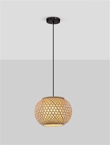 Lustra/Pendul ratan decorativ design natural ASMA