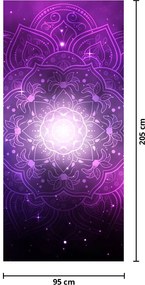 Fototapet pentru ușă - Abstract violet (95x205cm)