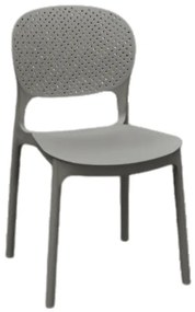 SCAUN PERLA -POLIPROPILENA-HORECA - GRI