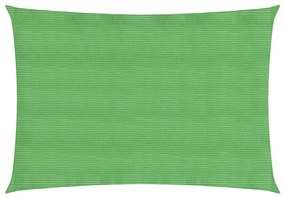 Panza parasolar verde dreptunghiular 2,5x5 m HDPE 160 g m  ²