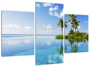 Tablou - Insula tropicală (90x60 cm)
