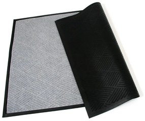 Covoraș pentru curățare textil Crossing Lines 120 x 180 x 1 cm, gri