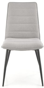 Scaun tapitat K493 gri - H92 cm