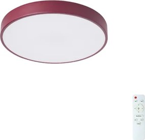 Brilagi LED Plafonieră dimerizabilă POOL LED/36W/230V 3000-6000K 30 cm bordo + telecomandă