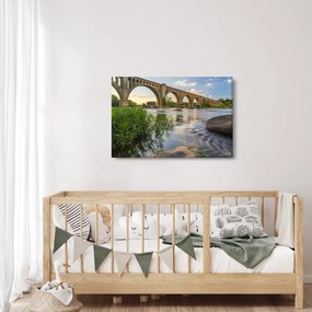 Tablou - Podul de cale ferată Richmond (90x60 cm)