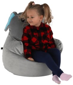 Puf pentru copii Slon Baby, 55 x 50 cm