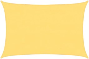 vidaXL Pânză parasolar, bej, 4 x 5 m, HDPE, 160 g/m²