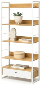 Raft Luca (stejar + alb). Promo -13%. 1111373