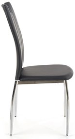 Scaun de bucaterie Lillian - vânzare, negru/argintiu