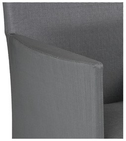 Scaun de grădină gri din metal Bali - Tomasucci