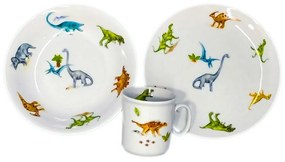 Thun 3 piese set de luat masa pentru copiiDinosaurs