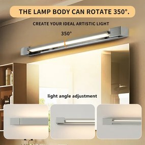Brilagi-LED Oglindă iluminată pentru baie AQUA LINE LED/18W/230V 60 cm IP44 crom lucios