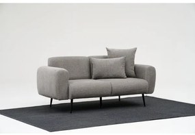 Canapea PISA, 2 locuri, gri deschis