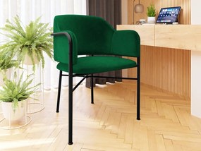 Scaun sufragerie Uzparona (smaragd + Negru) . 1103524