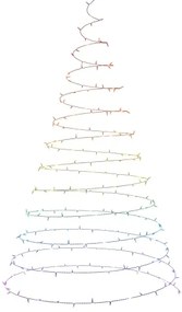 Instalație LED RGBW de Crăciun de exterior ESSENTIALS 250xLED 2x10m 2700-6500K Wi-Fi IP44