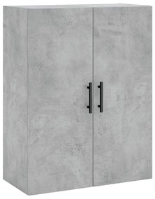 828448 vidaXL Dulap cu montaj pe perete, gri beton, 69,5x34x90 cm