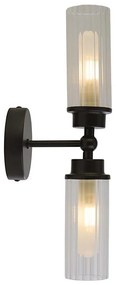 Searchlight 29982BK - Aplică de perete IMPERIAL 2xG9/33W/230V neagră