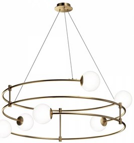 Lustra design ultramodern minimalist Balance 6L auriu
