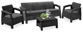 Set de mobilier de grădină Corfu set II max grafit