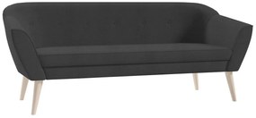 Canapea Arvada 108Numărul de locuri: 2, Gri inchis, 180x74x75cm, 44 kg, Tapiterie, Picioare: Lemn