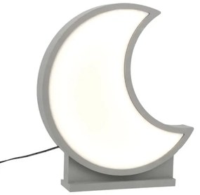 Lampă de birou pentru copii MOON LED/12W/230V, gri