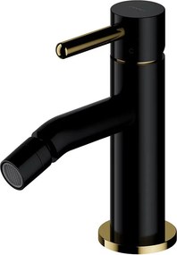 Baterie pentru bideu Omnires Y negru/auriu
