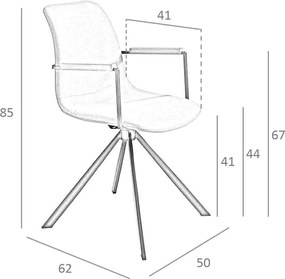 Scaun pivotant design modern si confortabil Swivel chair
