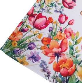 Traversă de masă cu imprimeu FLORI COLORATE 40 x 110 cm