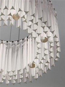 Lustra LED suspendata design decorativ NOL D-68cm