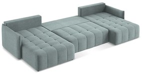 Colțar albastru extensibil/cu spațiu de depozitare (în formă de "U") Moku – Makamii