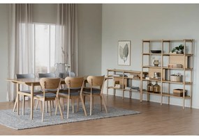 Scaune de dining gri 2 buc. Kato - Rowico