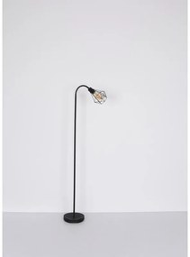 Lampadar, lampa de podea design modern Isabella negru mat