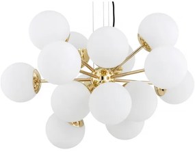 Lustră pe cablu SATELITE PLUS 15xE27/15W/230V aurie Argon 5048