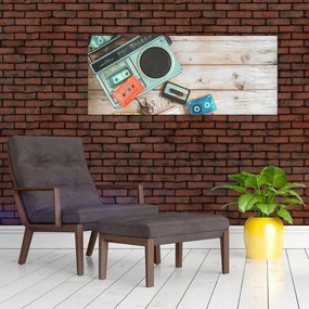 Tablou - Radio retro (120x50 cm)