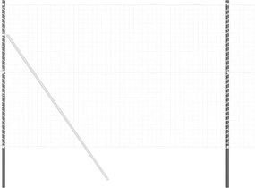 vidaXL Stâlp de gard. 12 pcs Gri Oțel vopsit în pulbere