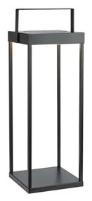 Felinar cu LED negru solar/cu USB (înălțime 53 cm) pentru exterior Pure – Markslöjd