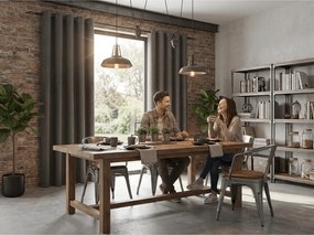 Draperie opaca DUNES VELVET 140x250 cm, gri inchis Agatat: Rejansa