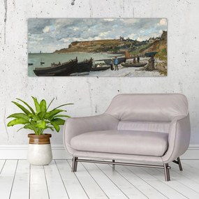 Tablou - Claude Monet, Sainte Adresse, reproducere (120x50 cm)