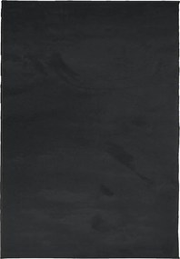 vidaXL Covor „OVIEDO”, fire scurte, negru, 140x200 cm