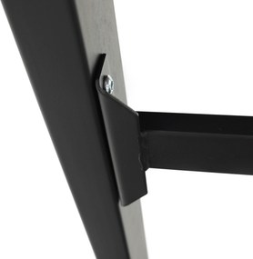 Birou PC/birou gaming, negru, JADIS
